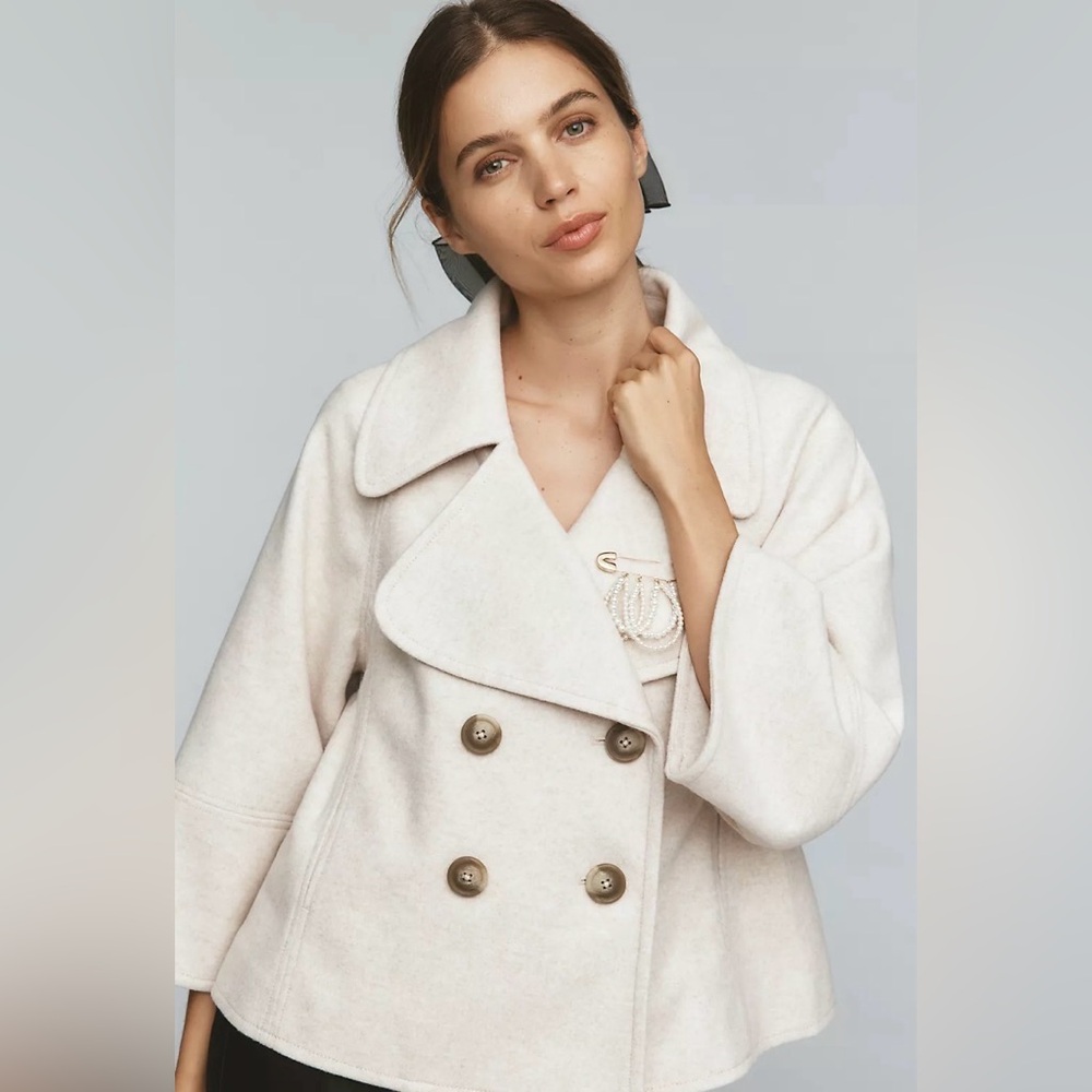 Anthropologie Maeve Swing Coat NWT